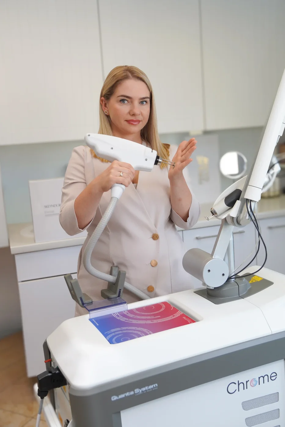 Sprzęt laserowy w gabinecie MC Beauty